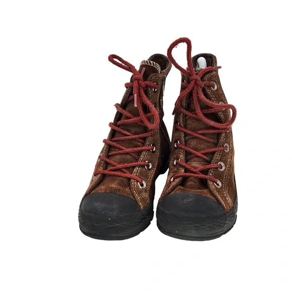 Converse All Star Chuck‎ Taylor Suede Side Zip High-top Junior Size 1 - Picture 6 of 11